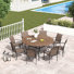 Sonji Round 8 - Person 54" Long Dining Set