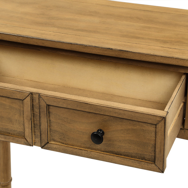 Commode décorative 2 tiroirs Seshadri, Brun