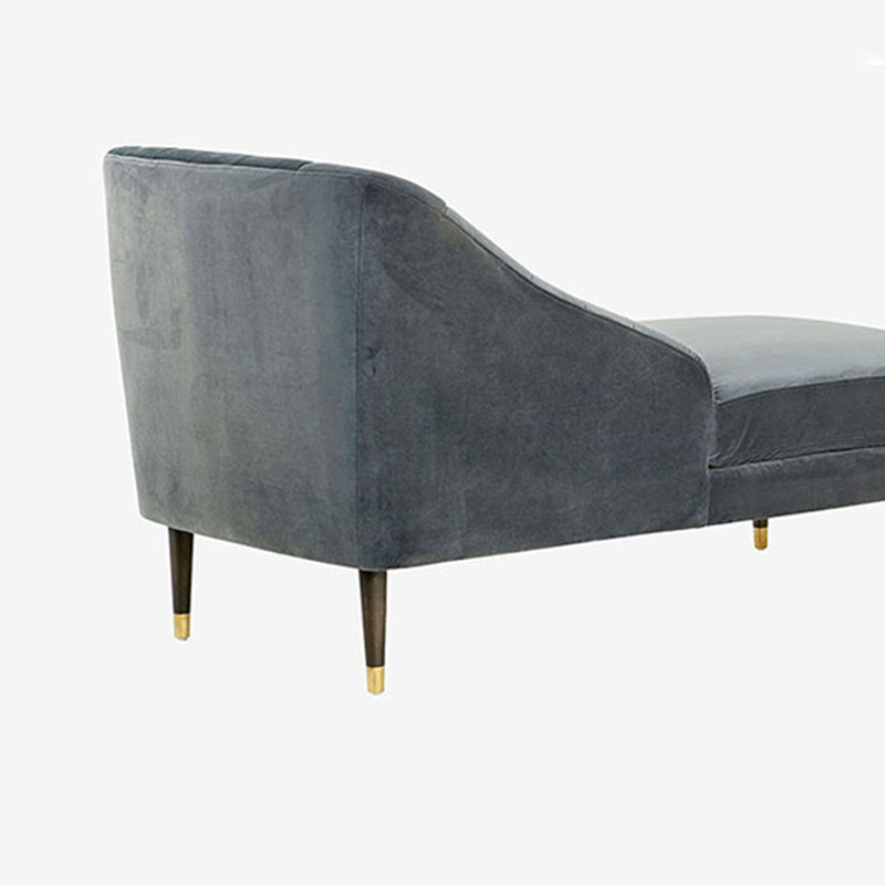 Chaise moderne et élégante, Gris bleu, Orienté à droite