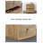 Retro-Style Solid Walnut Bedside Table With Storage Drawers Suitable For Bedrooms.
