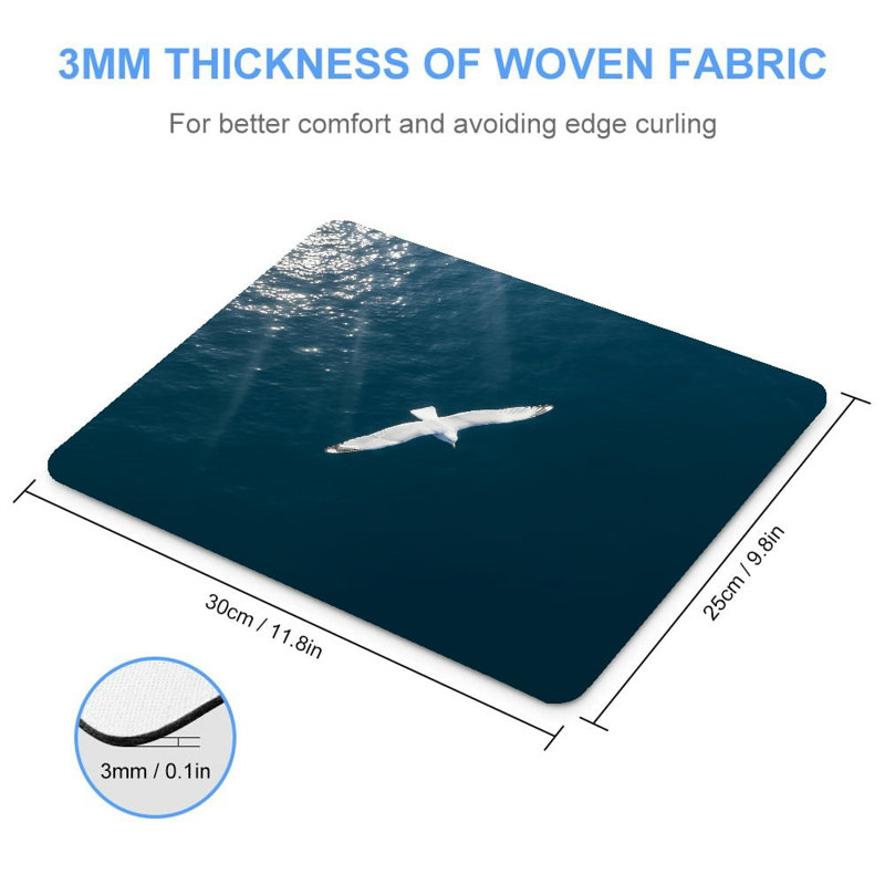 Tapis de bureau 15,75 po x 31,51 po Deep Sea Fly