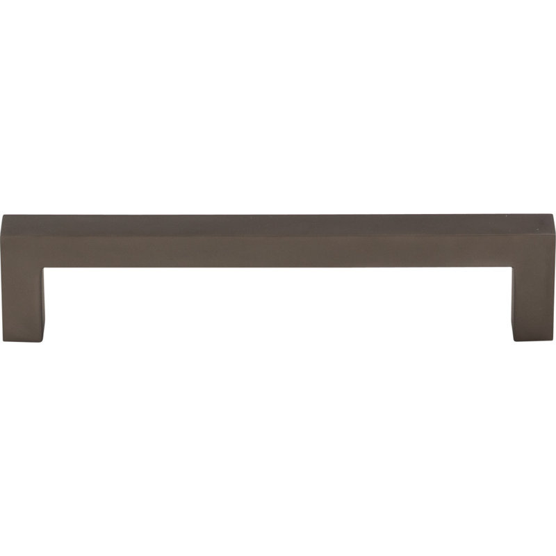 Square Bar pull, 5 1/16" Center to Center, Ash Gray