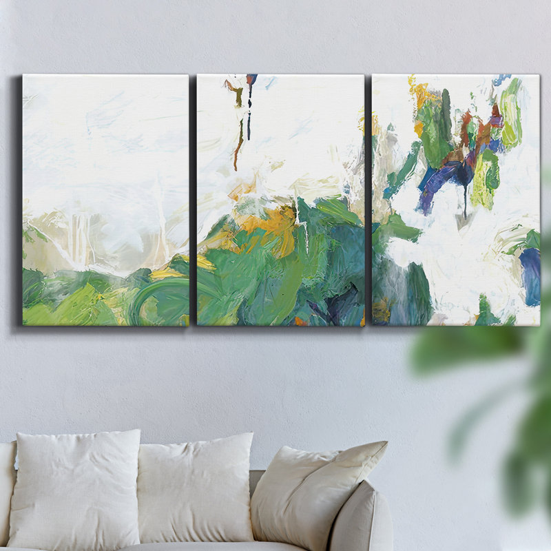 «Blessed Eve II» sur toile, reproduction de 3 pièces, H 27 po x l 54 po x P 2 po