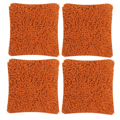 Fringed Chenille Pillow Cover