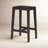 The Colony Stool Features A Sleek, Minimalist Profile With Clean Lines And A Rich Black-Brown Finish For Bold Contrast.-117394862