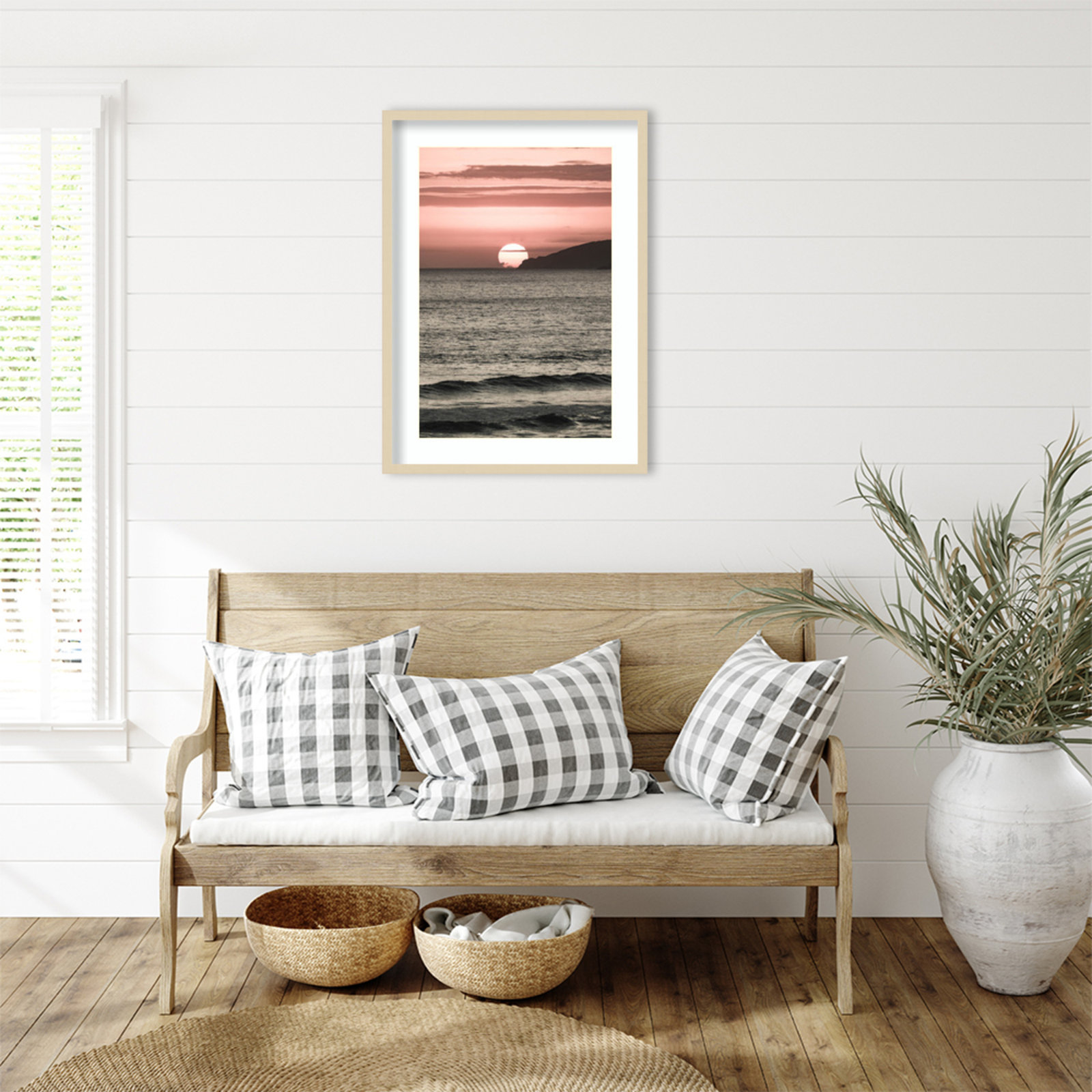 Daisey "Melting Skies" Print, Brown, 33" H x 24" W