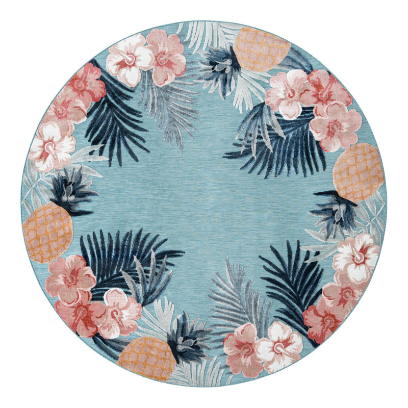 Tapis fleuri Firman Flora, Rond 8 pi 2 po
