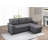Henos Reversible Sleeper  84" Reversible Sleeper Sectional Sofa with Storage Chaise, USB Charging Ports and Pocket-1955271285