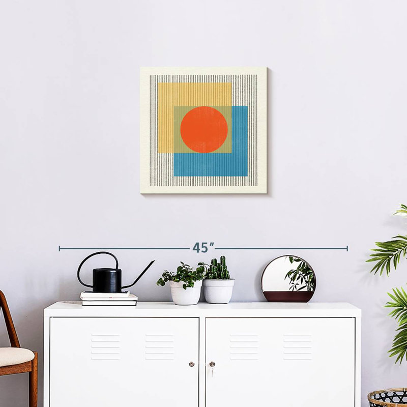 Objet moderne Mid-Century n ° 3, H 20 po x l 20 po