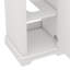 Meuble-lavabo de 16 po avec lavabo intégré avec tablettes réglables et portes à fermeture en douceur