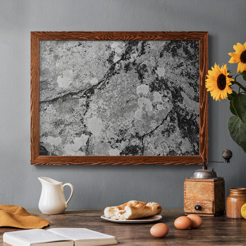 Found textures xii encadré sur toile, Érable, H 18 po x l 26 po x P 1,5 po