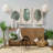 Magruder 15.5x14.5 White-Washed Wood Beaded Pendant Light