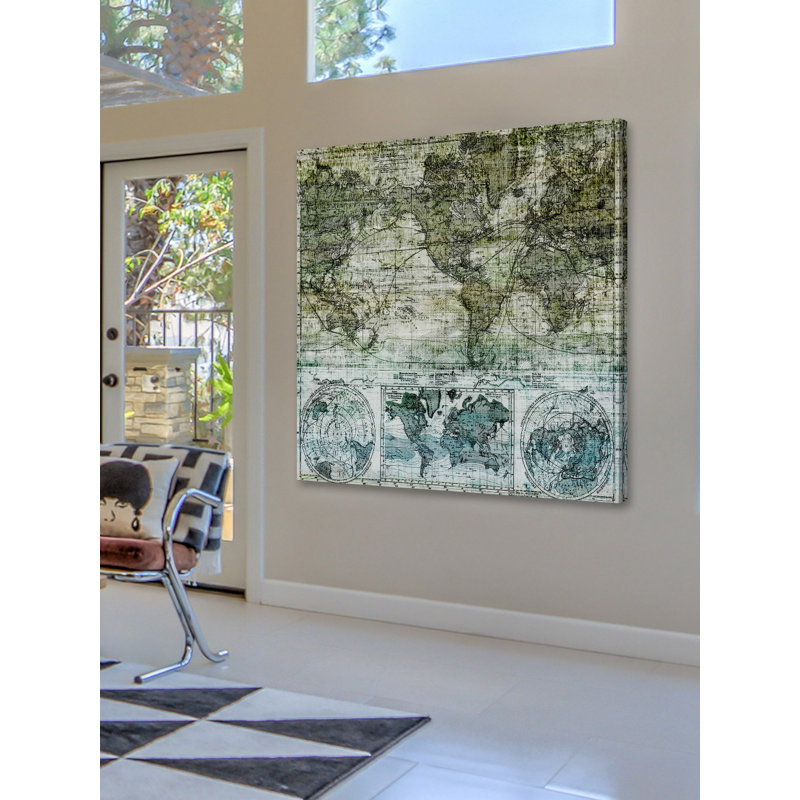 «Green Earth», reproduction sur toile tendue, H 24 po x l 24 po x P 1,5 po