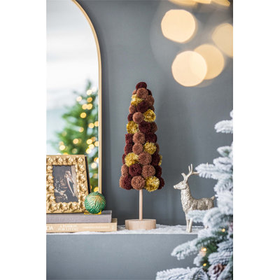 Décoration de table arbre de Noël 6,7 x 6,7 x 20 po