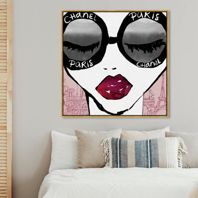 «Fashion and Glam Ready for the City Accessoires» par Oliver Gal - impression sur toile tendue