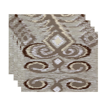 Theodis Geometric 4 Piece Placemat Set