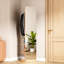68.8*19.6 Inches Full - Length Mirror With 360 Rotation And Storage, Space Saving In Cloakroom Coat Rack, Corridor
