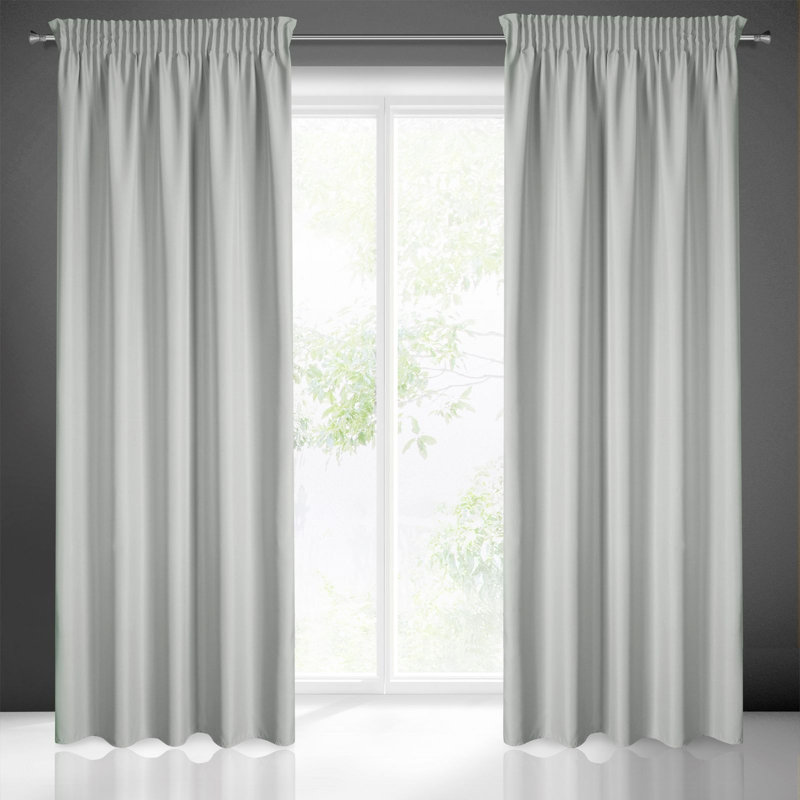 Harvey-Joe Blackout Curtain, 140cm W x 270cm L, Steel