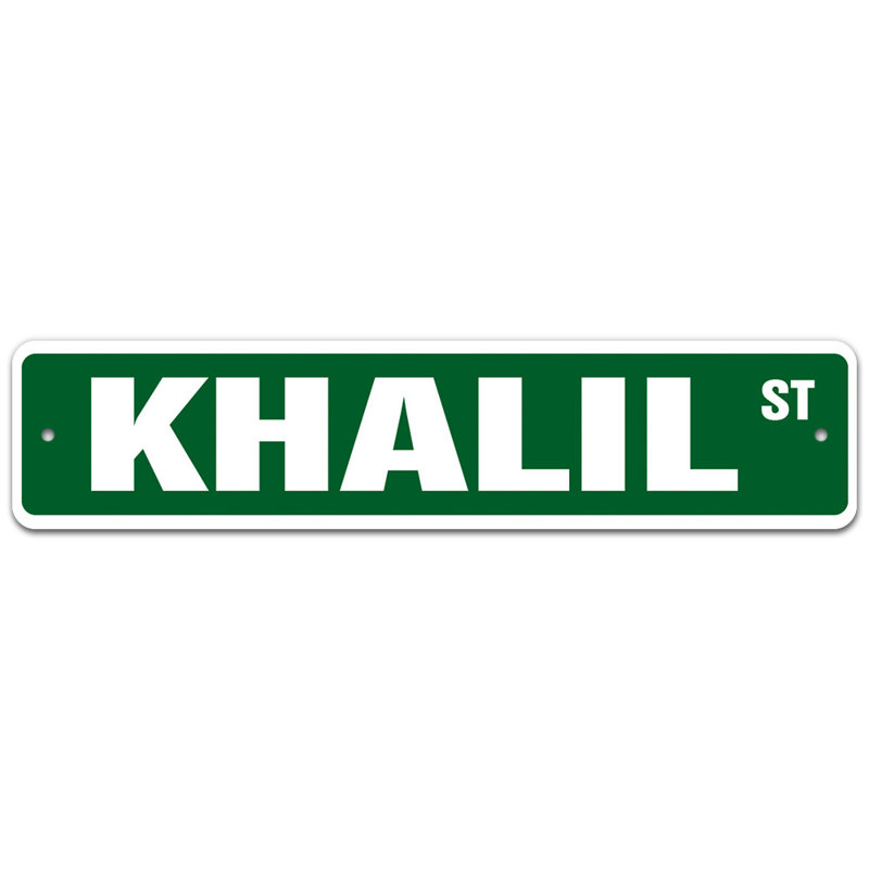 Plaque de rue Hales, H 8 po x l 36 po x P 0,1 po