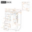 Meuble-lavabo moderne 24 po avec lavabo en céramique-637900419