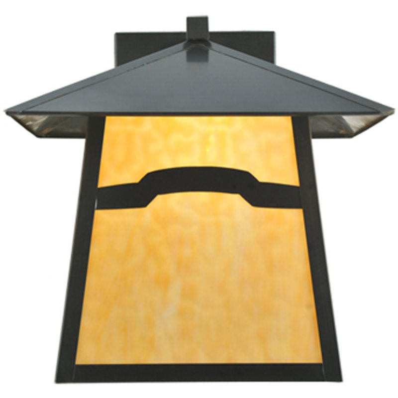 Outdoor Wall Lantern, 15" H x 16" W x 18" D