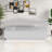 Modern Rectangular Coffee Table With Led Lights, 2 Drawers And Open Storage Shelf-886175085