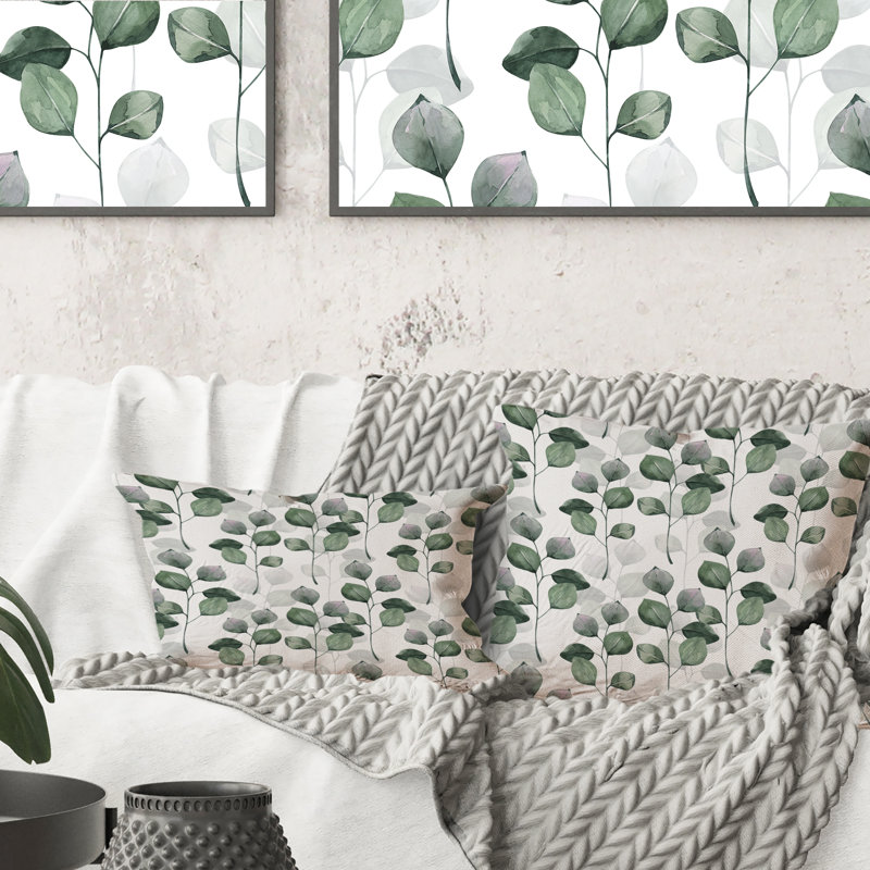 Floral Throw Pillow