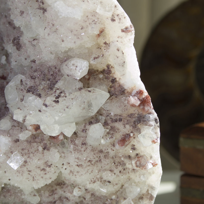 Apophyllite with Red Stilbite