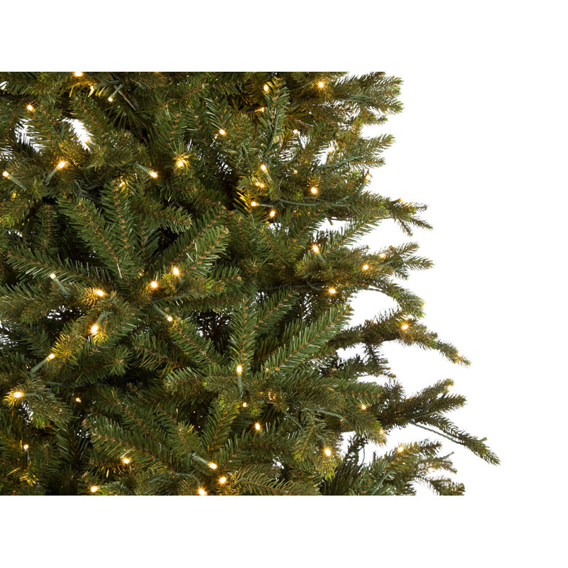 Jamestown Lighted Artificial Fir Christmas Tree, 7.5'