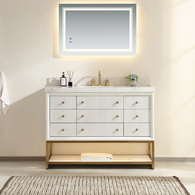 Ensemble de salle de bain 48 po entièrement assemblé