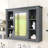Yavonda Modern Wall Mounted Bathroom Storage Cabinet with Mirror and 6 Open Shelves-1746472775