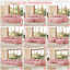 Modulaire rose à 3 places avec tissu, haute résilience 32d, aucun assemblage requis, fond antidérapant pour utilisation modulaire, mobilier de salon à base combinée