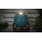 30"H Sleek Sphere Ceramic Outdoor Fountain with LED Light and Pebbles-628649451