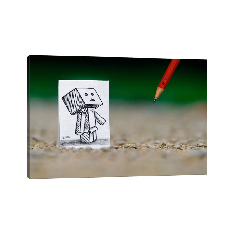 Pencil Vs. Camera - 38 by Ben Heine - Print on Canvas, 20.32 cm H x 30.48 cm W, Wrapped Canvas