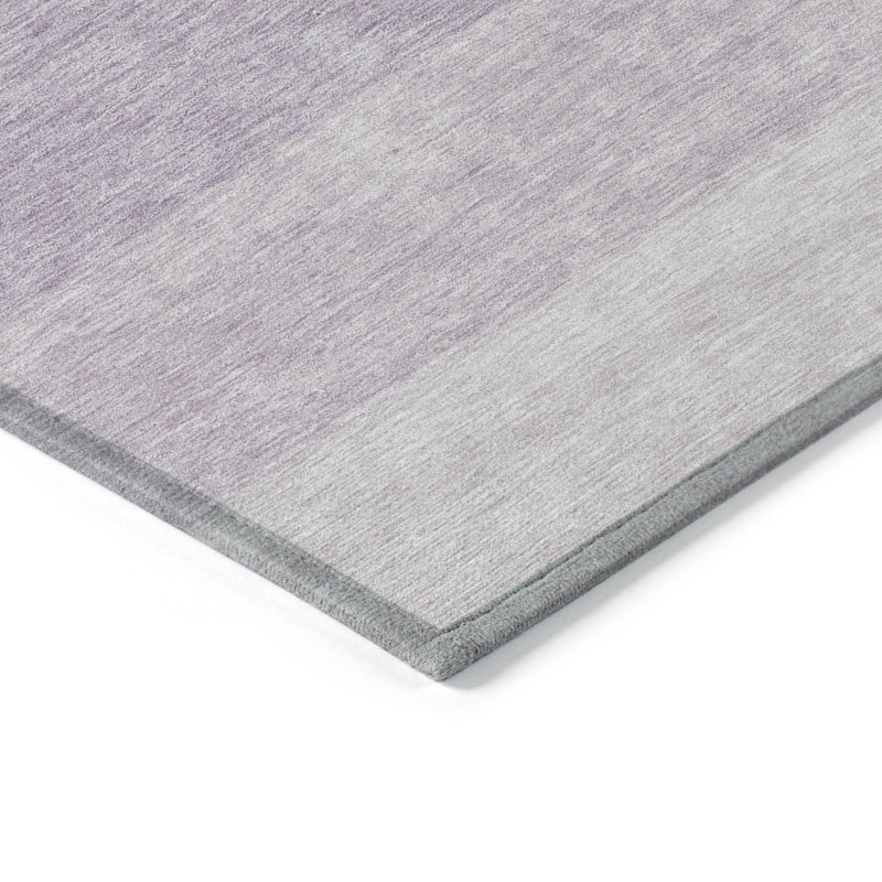 Tapis d'intérieur lavable ombre mauve et lavande HomeRoots 8 pi x 10 pi