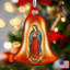 Holiday 3.5'' Handmade Glass Photo Ornament
