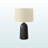 Erlend Standard Black Ceramic Table Lamp with Linen Shade, 26.21'' H X 15.84'' W X 15.84'' D