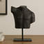 Victor Cast Alumiinum Sculpture Aged Black-1974268073