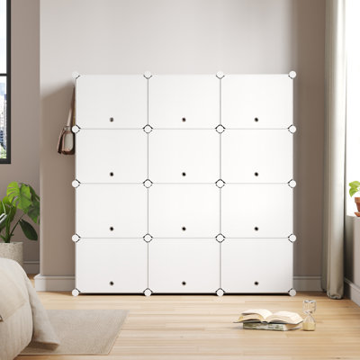 42 Pair Stackable Shoe Storage Cabinet