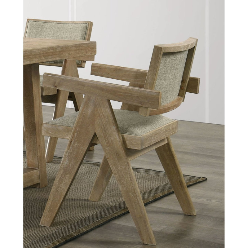 Chaises de salle à manger Modern 2pc, Chêne
