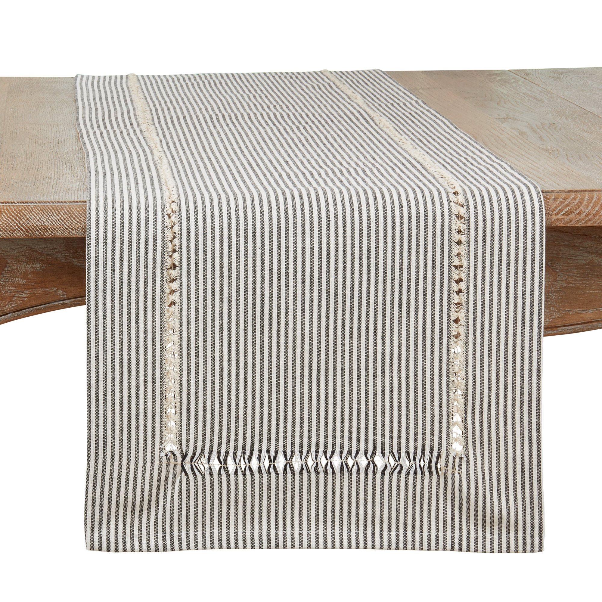 Jaylin Collection Striped Table Runnner, 72" x 16"