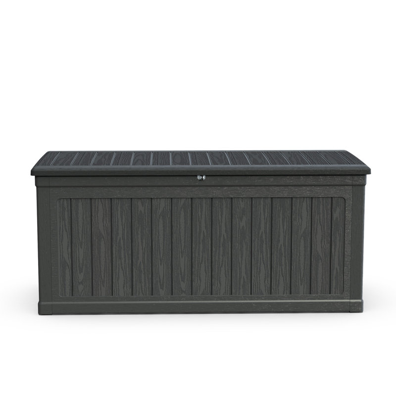 260 Gallon Large Outdoor Storage XXL Deck Box For Patio Furniture, 34" H x 68" W x 32" D