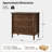 Lucious 3-Drawer Transitional 28''W Curved End Table with Charging Station and Easy Assembly -518228133