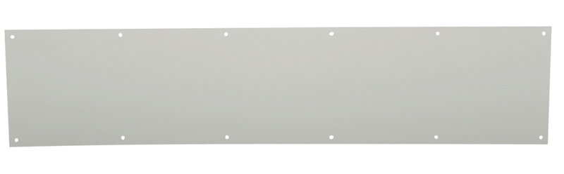 Ives Kick Plate, 6" x 30", Solid Brass