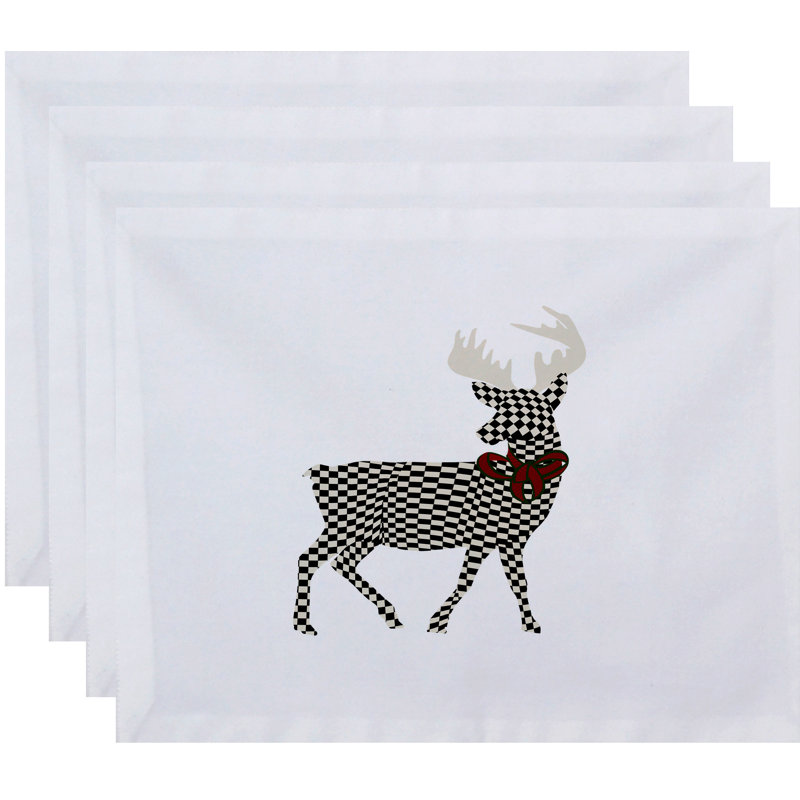 Ensemble de napperons 4 pièces Aspelare, Blanc