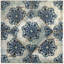 Angela Harris Dunmore 8x8 Polished Hand Painted Look Ceramic Tile