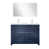 Blanc / bleu marine / or