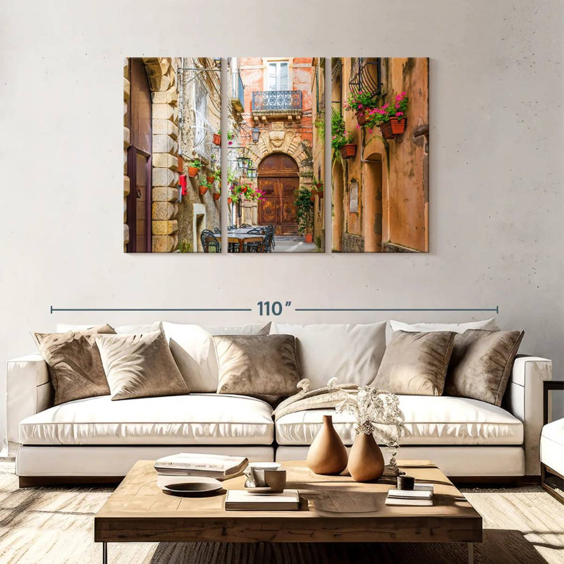 Sebbie Al Fresco In Positano, 48" H x 74" W