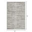 Tapis d'intérieur gris en polyester tissé à la machine Eliot-1570849297