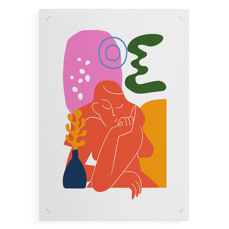 Matisse CDLV III, reproduction encadrée - reproduction de toile seulement - non encadrée, H 36 po x l 24 po